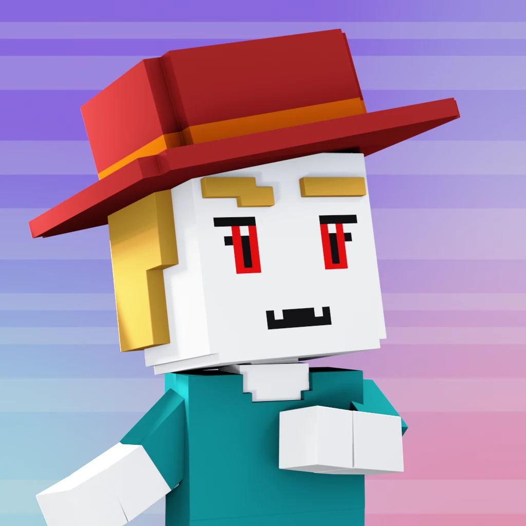 Pirate #4984 voxel render