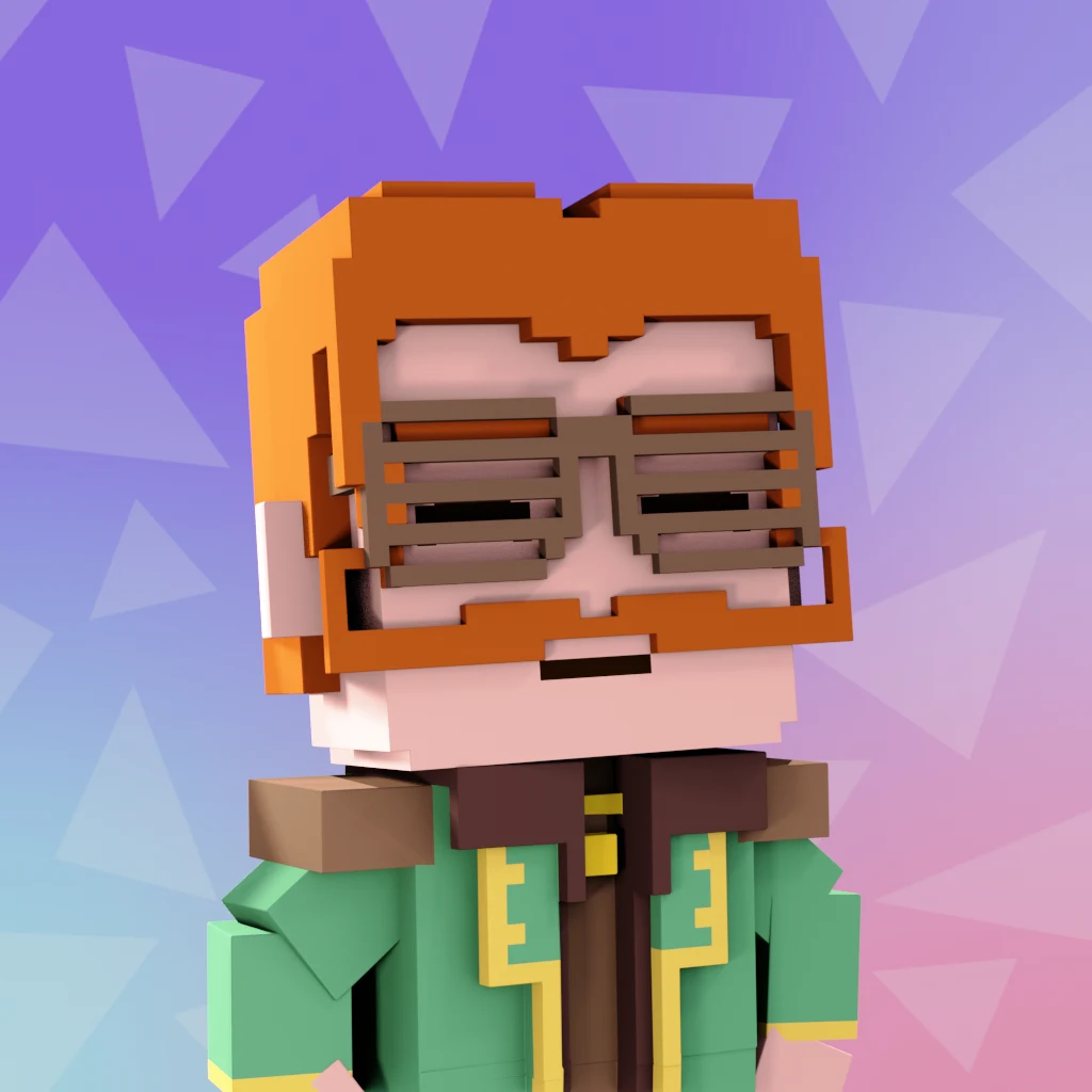 Pirate #4985 voxel render