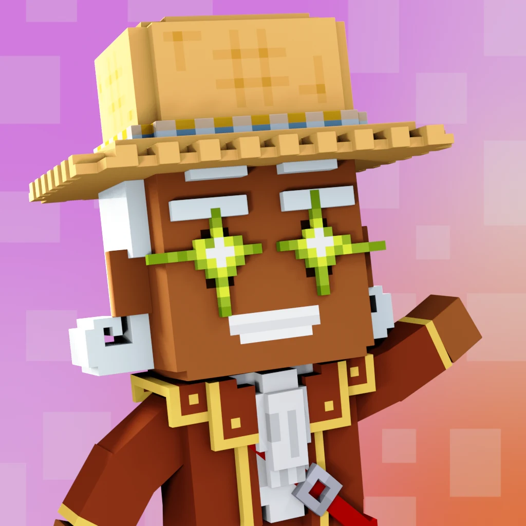 Pirate #4991 voxel render