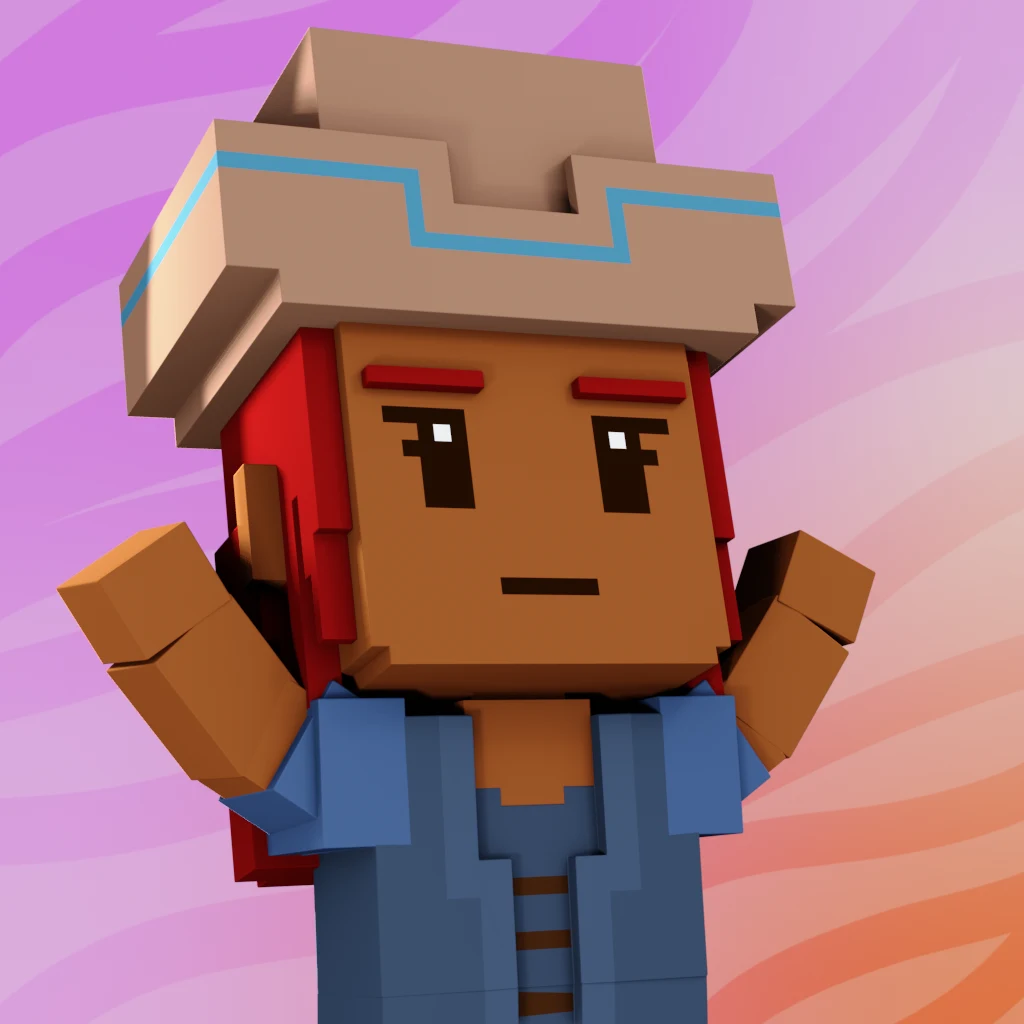 Pirate #4993 voxel render