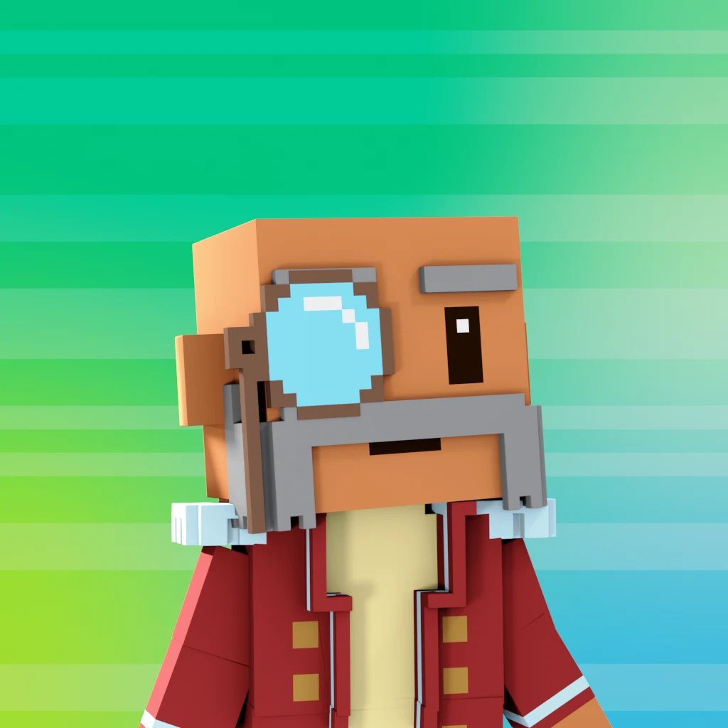 Pirate #4994 voxel render