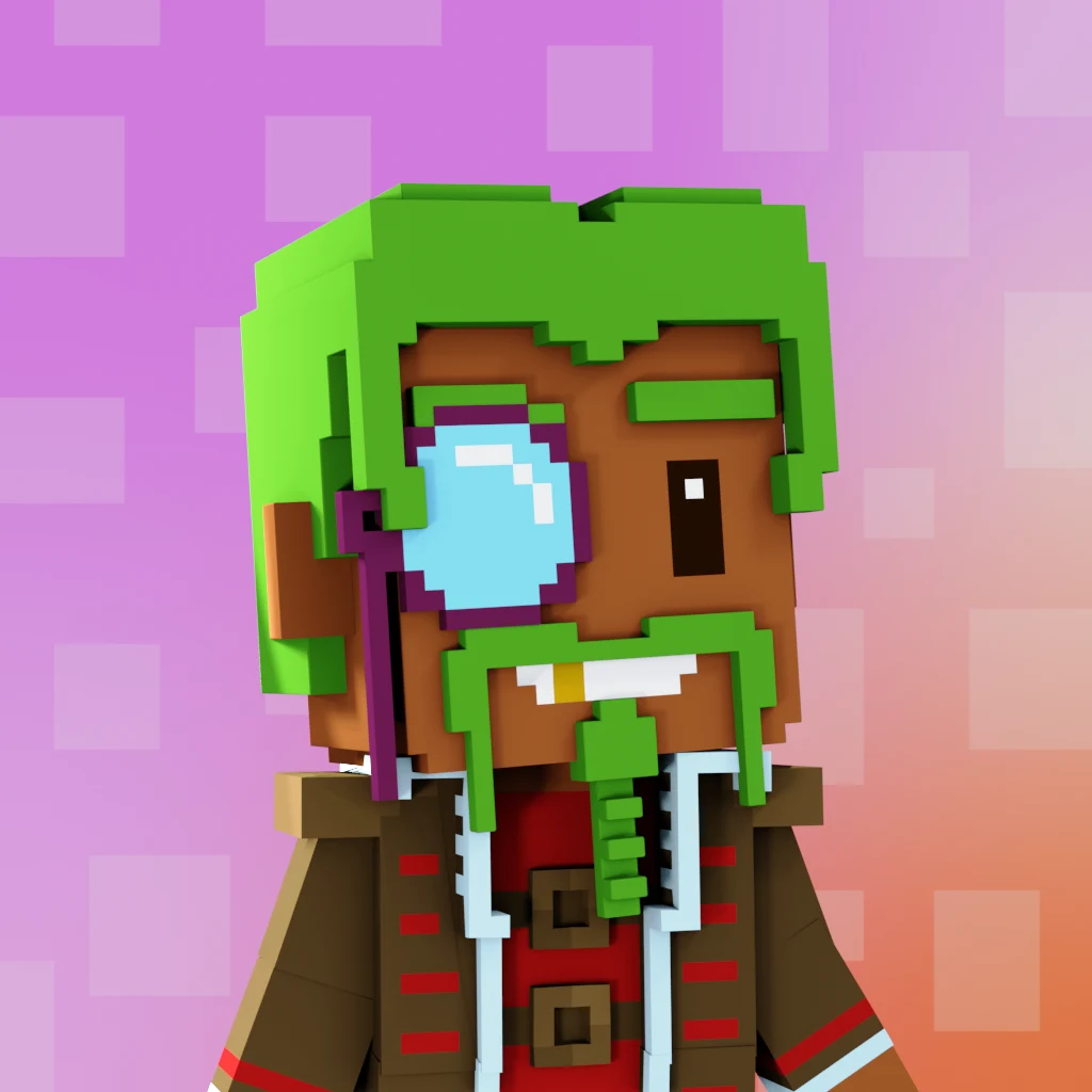 Pirate #4995 voxel render