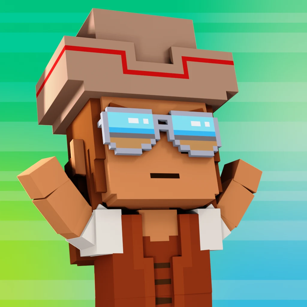 Pirate #4996 voxel render