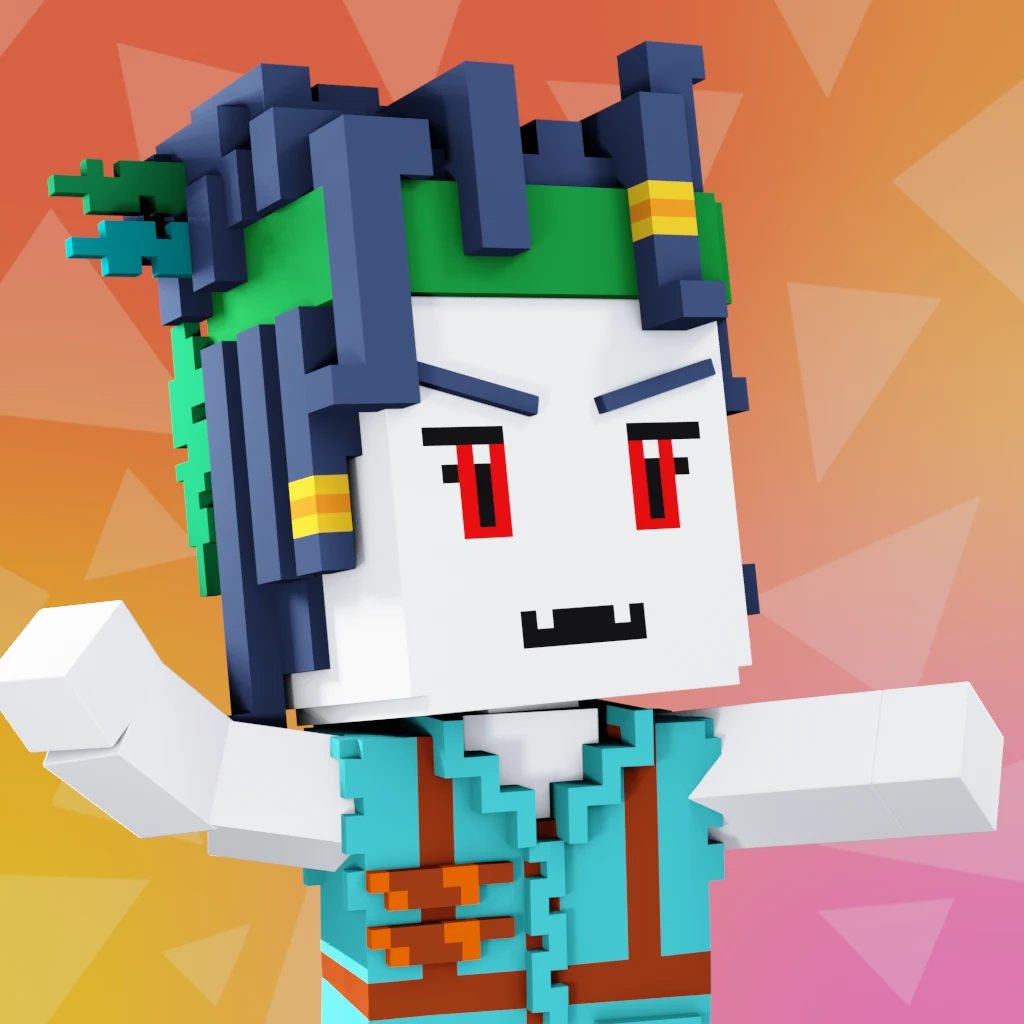 Pirate #4998 voxel render