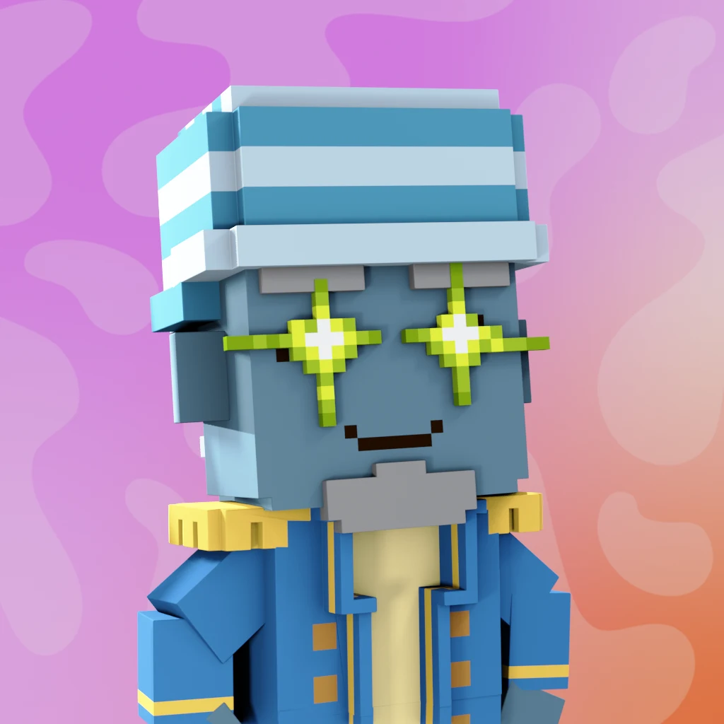 Pirate #4999 voxel render