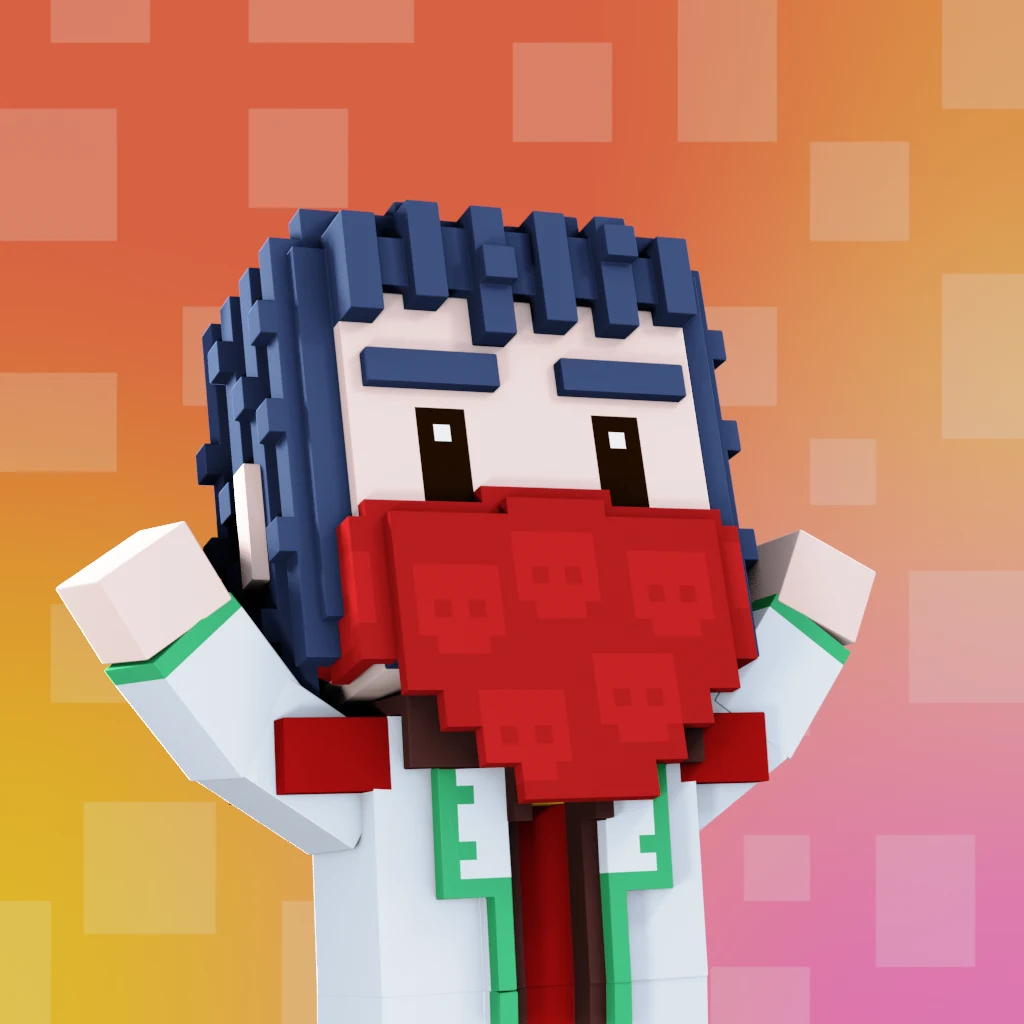 Pirate #50 voxel render
