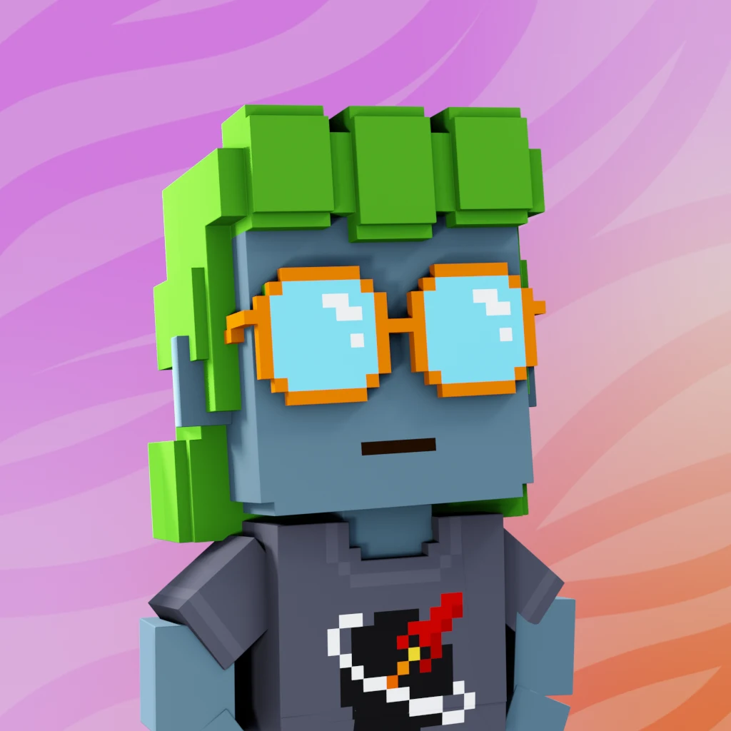 Pirate #500 voxel render