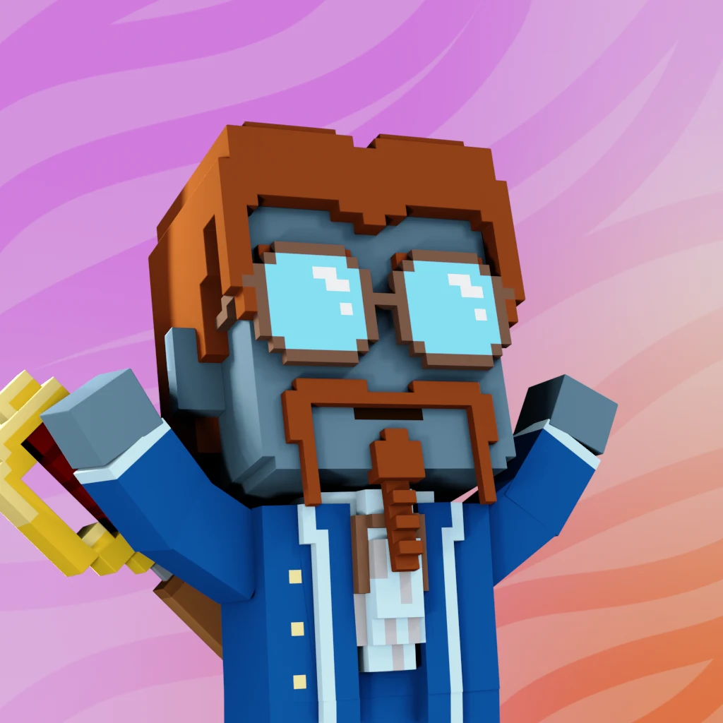 Pirate #5000 voxel render