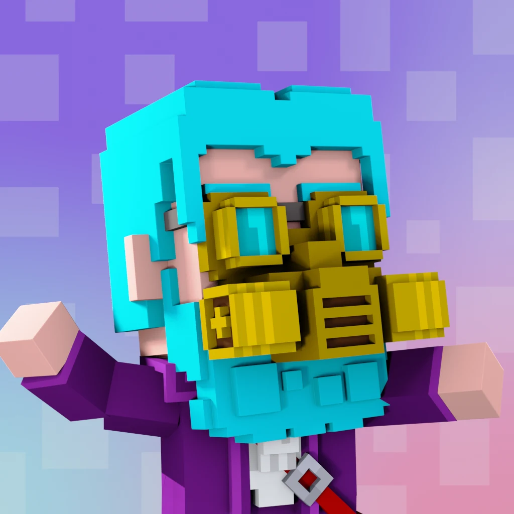 Pirate #5005 voxel render