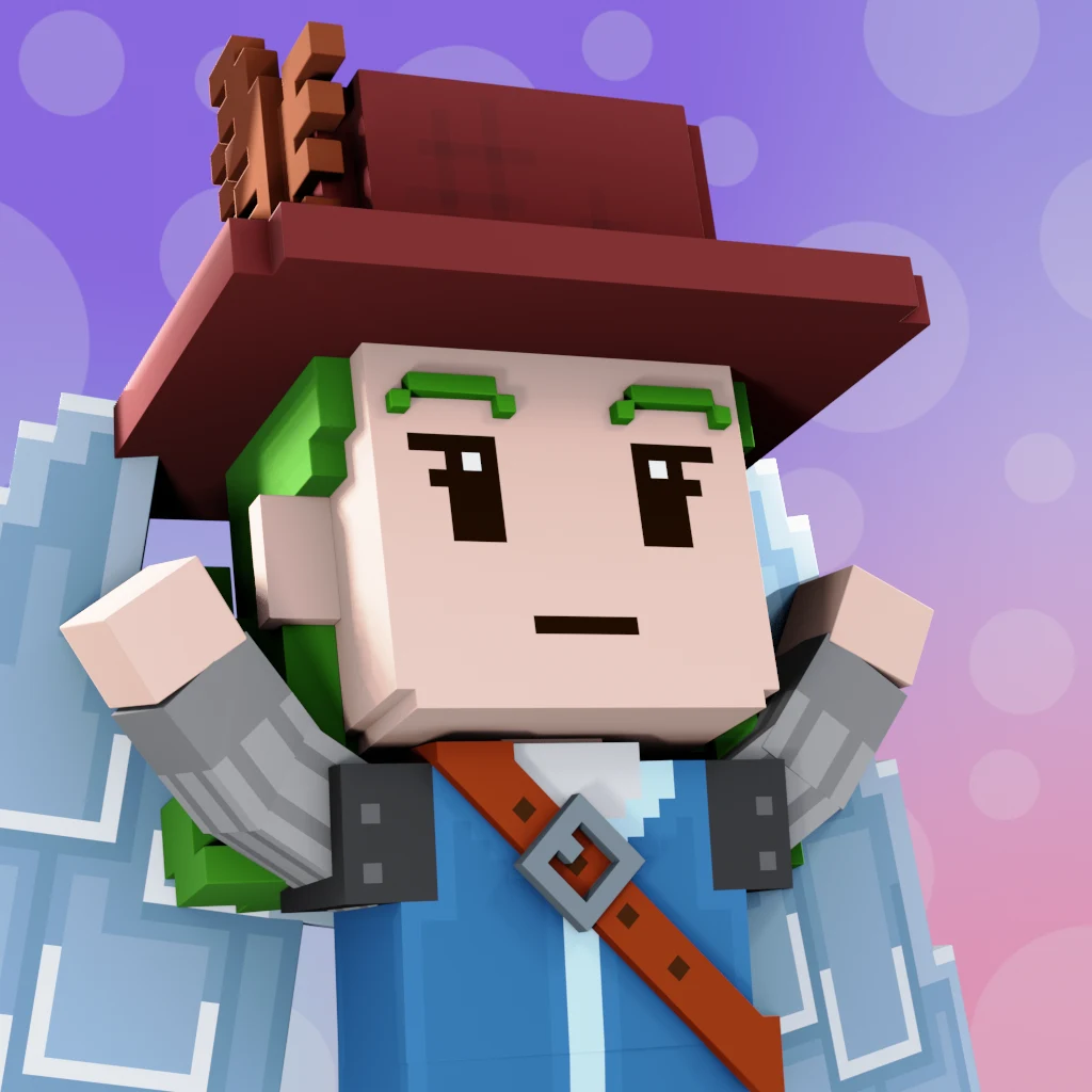 Pirate #5006 voxel render