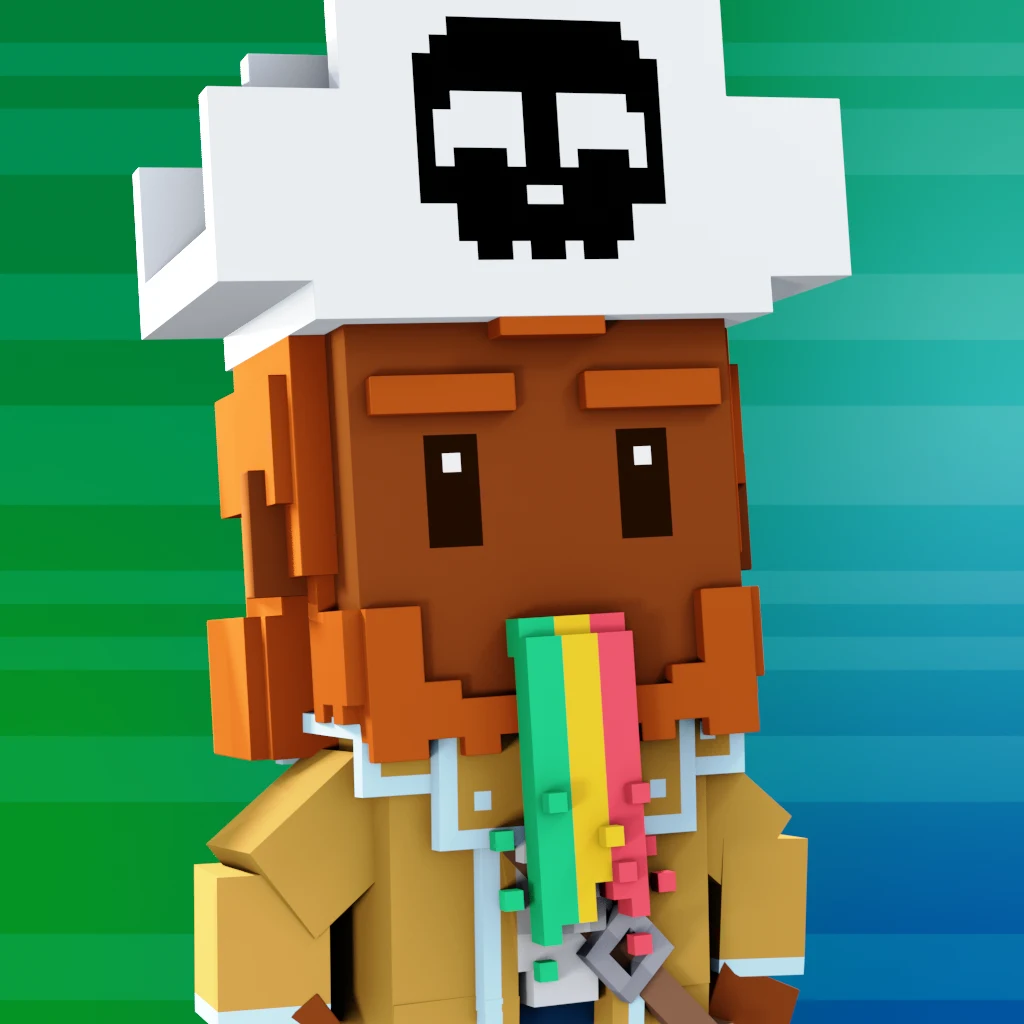 Pirate #5007 voxel render