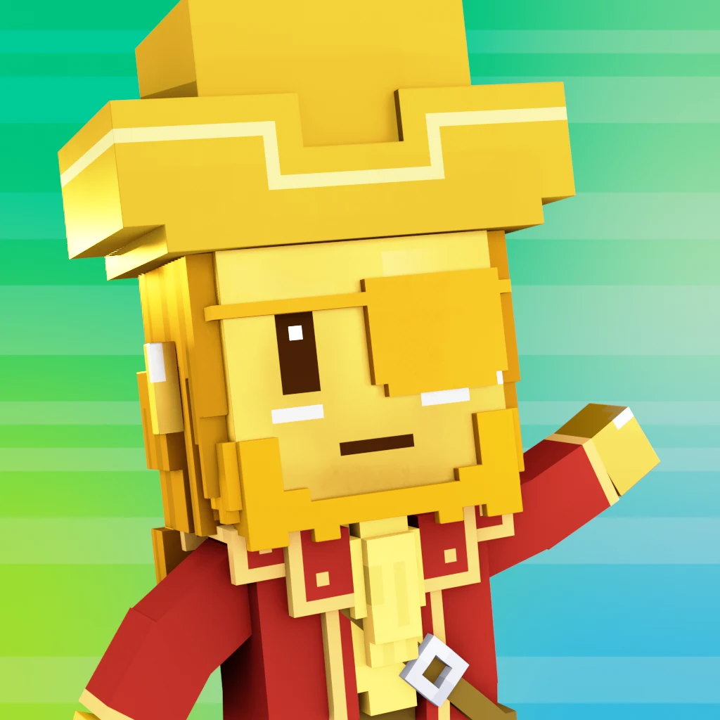 Pirate #5008 voxel render