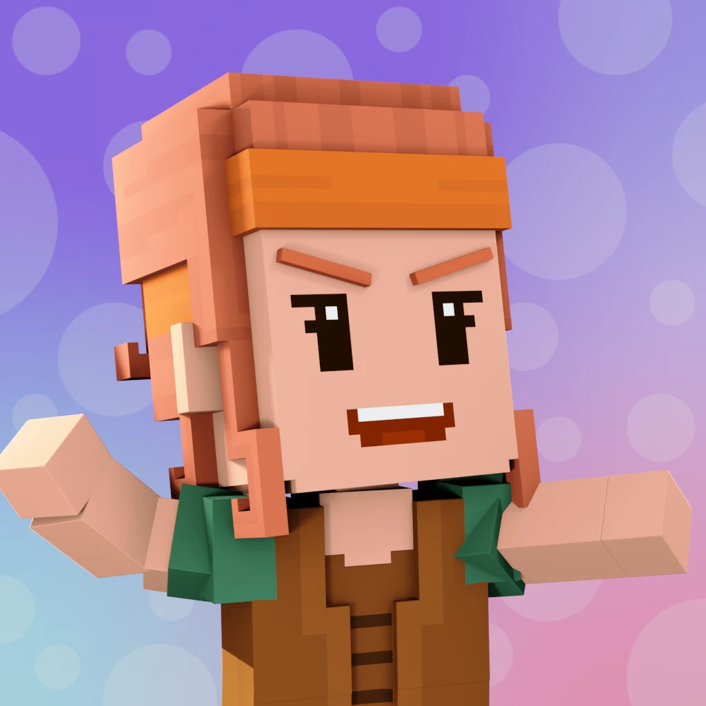 Pirate #5009 voxel render