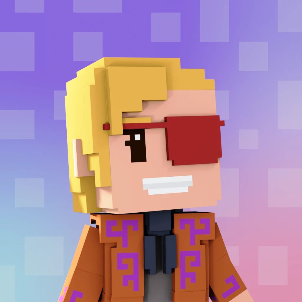 Pirate #5012 voxel render