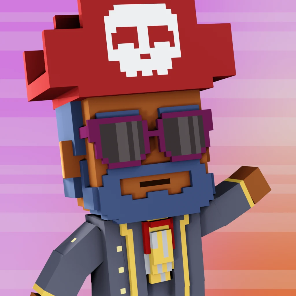 Pirate #5017 voxel render