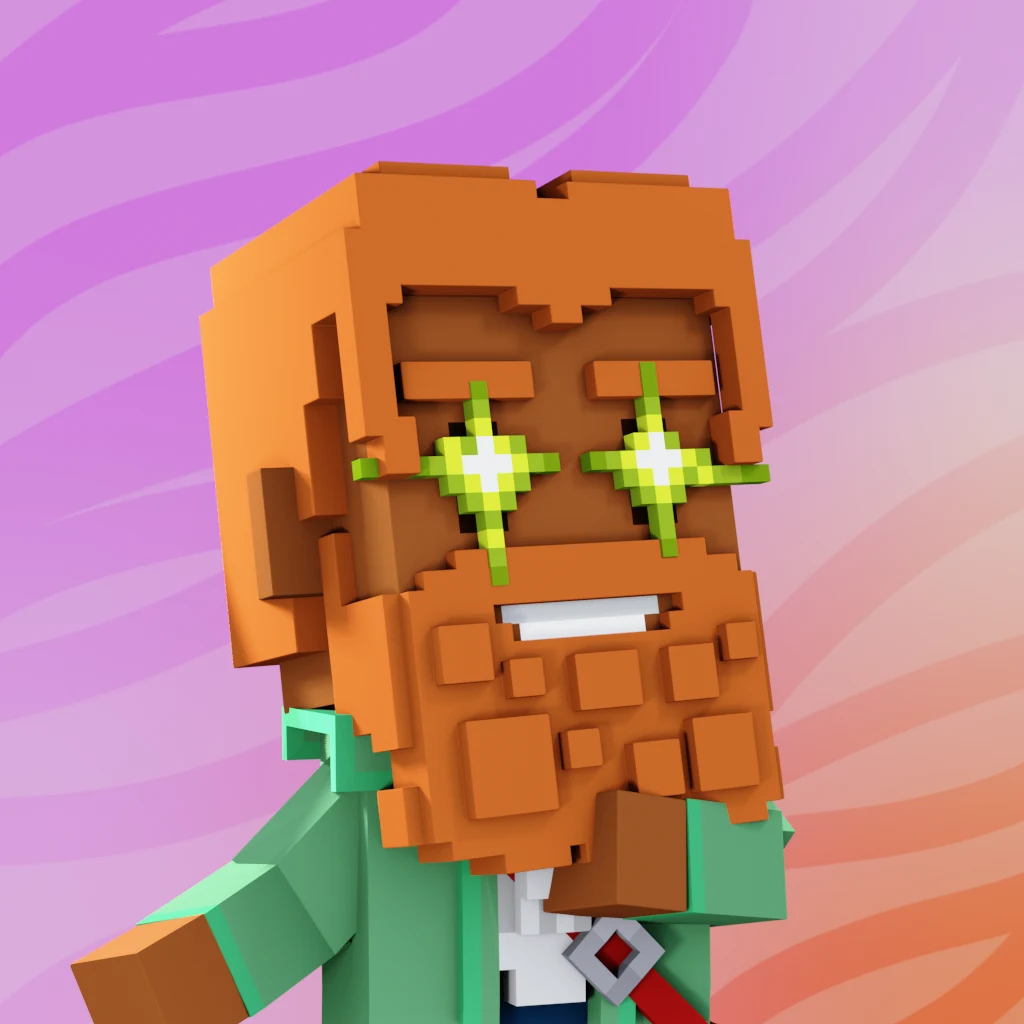Pirate #5020 voxel render