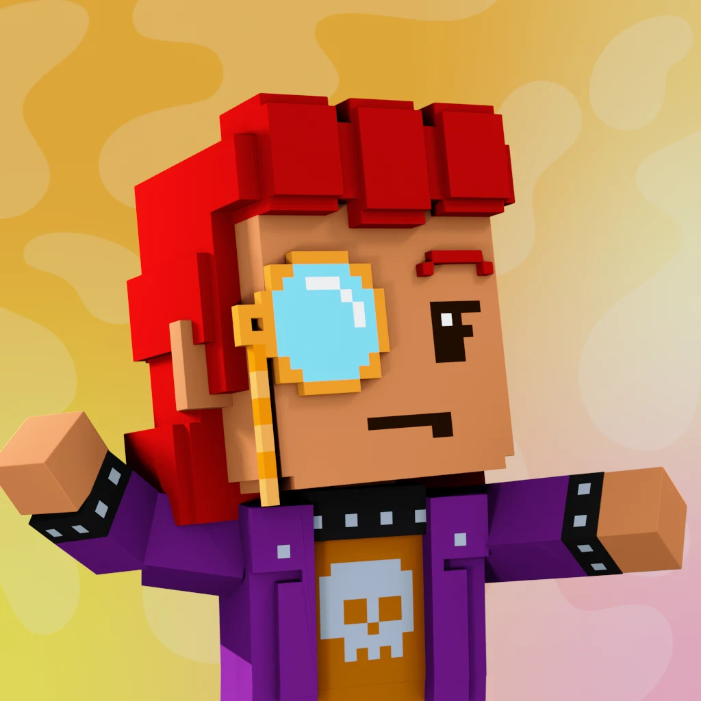 Pirate #5021 voxel render