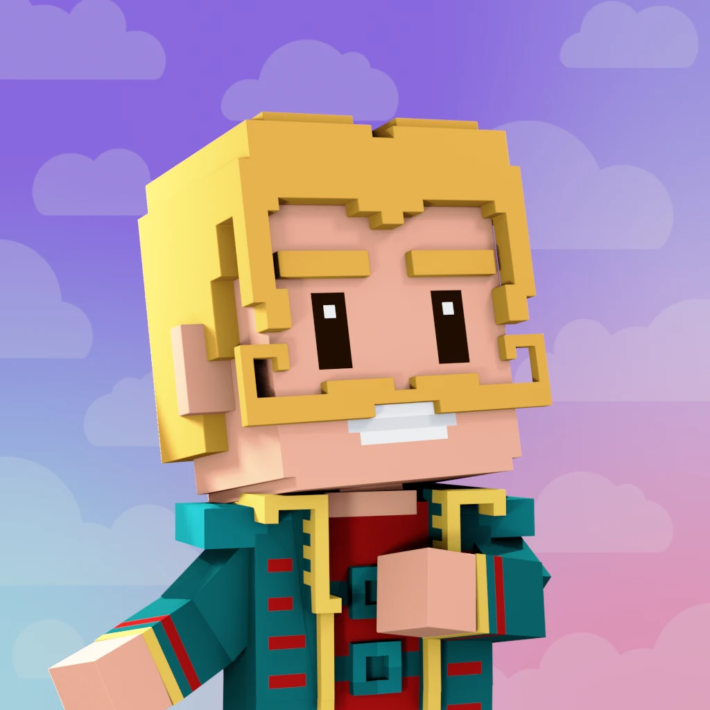 Pirate #5023 voxel render