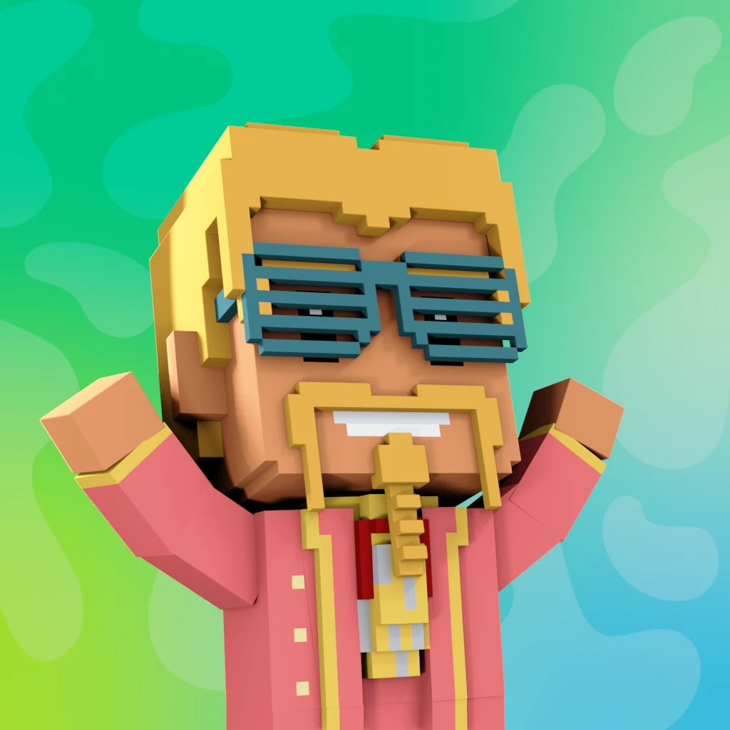 Pirate #5024 voxel render