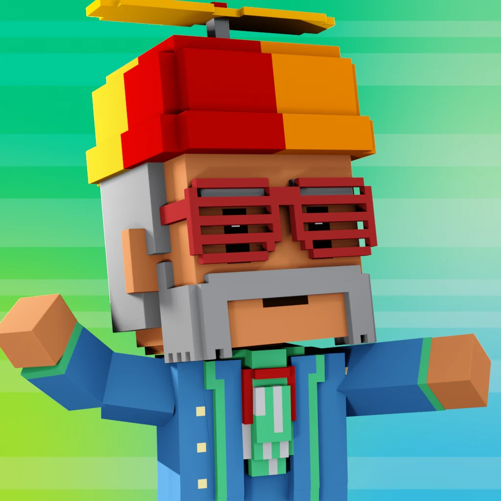 Pirate #5027 voxel render
