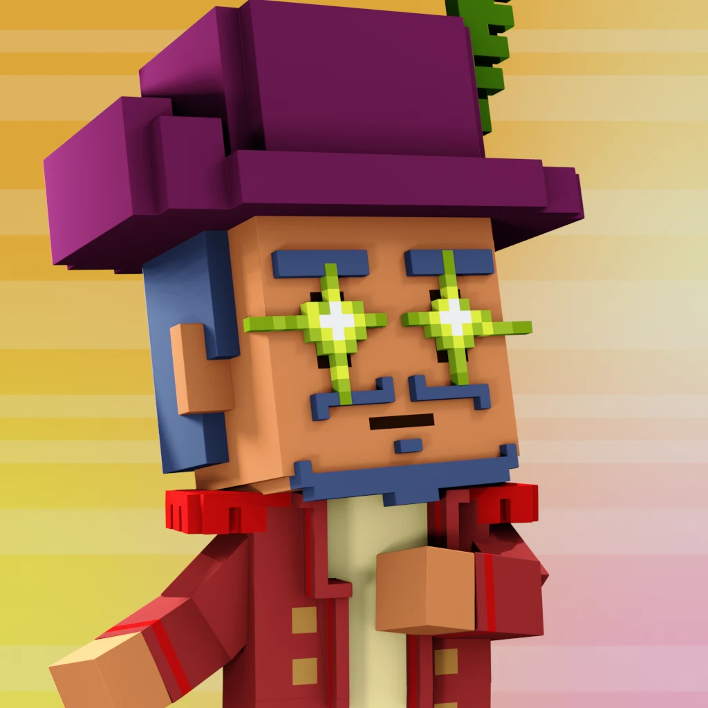 Pirate #5028 voxel render