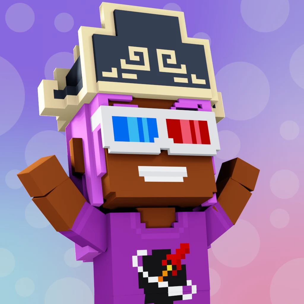 Pirate #5029 voxel render