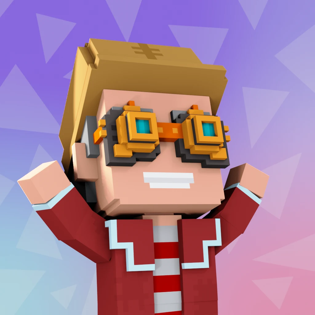 Pirate #503 voxel render