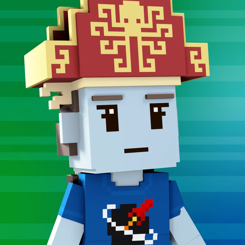 Pirate #5031 voxel render