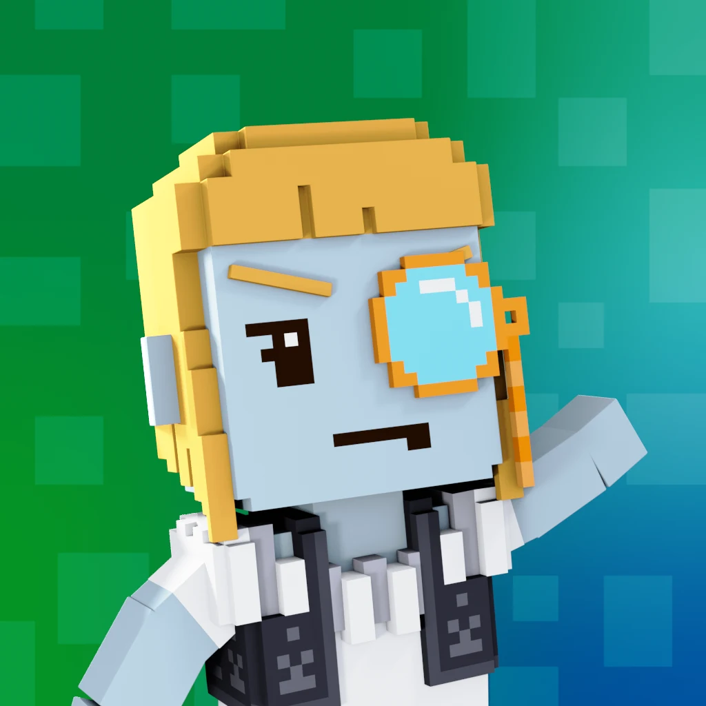 Pirate #5033 voxel render
