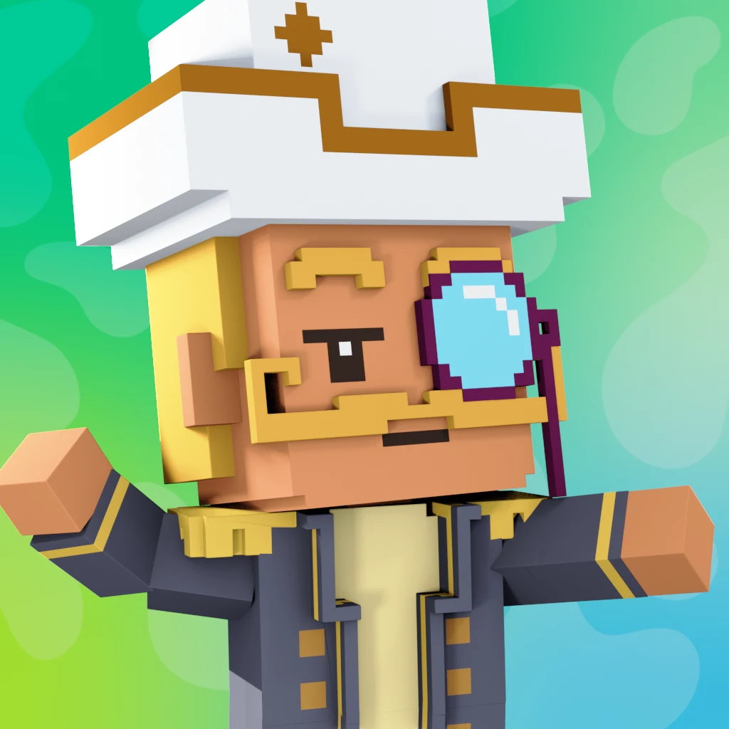 Pirate #5034 voxel render