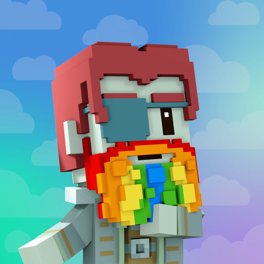 Pirate #5036 voxel render