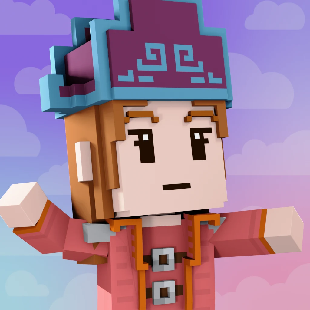 Pirate #5038 voxel render