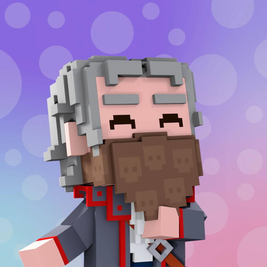 Pirate #5039 voxel render