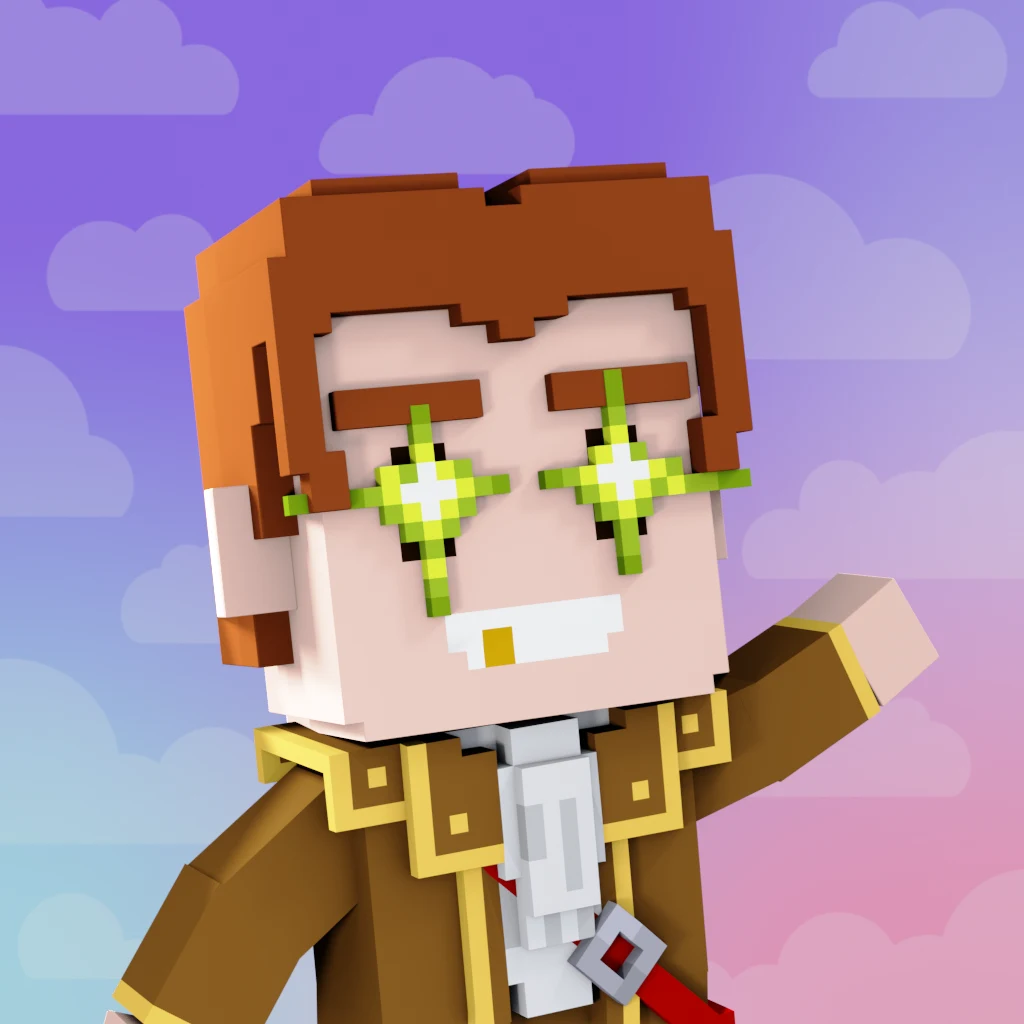 Pirate #504 voxel render