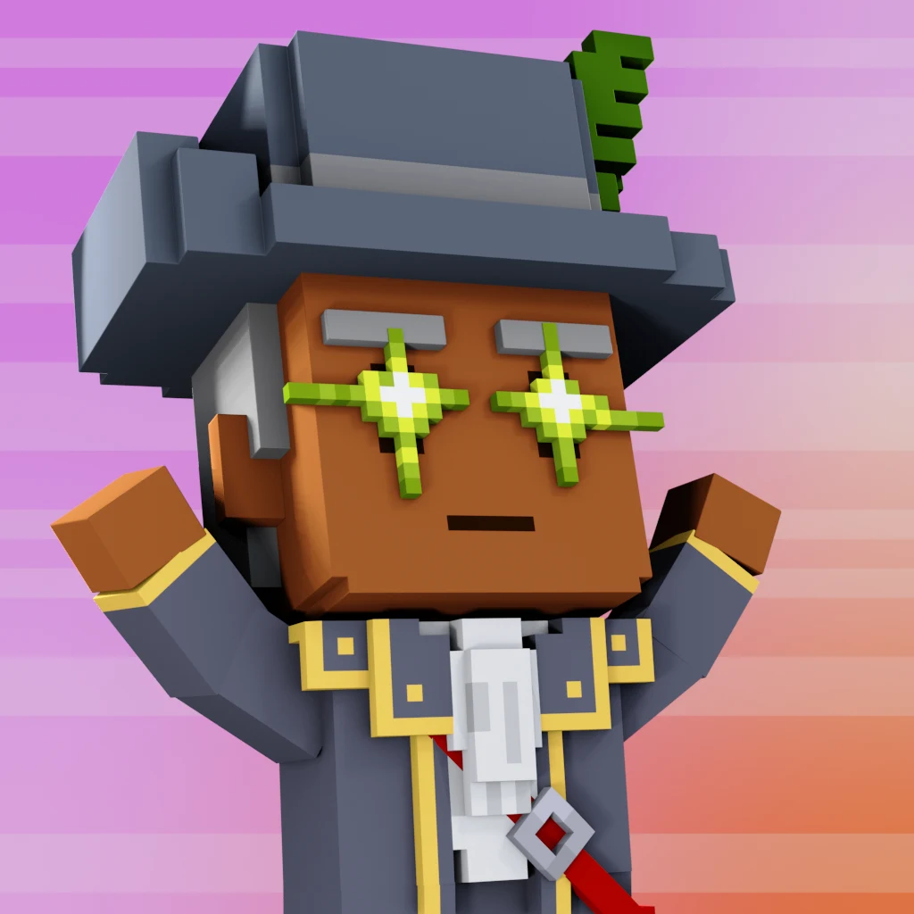 Pirate #5041 voxel render