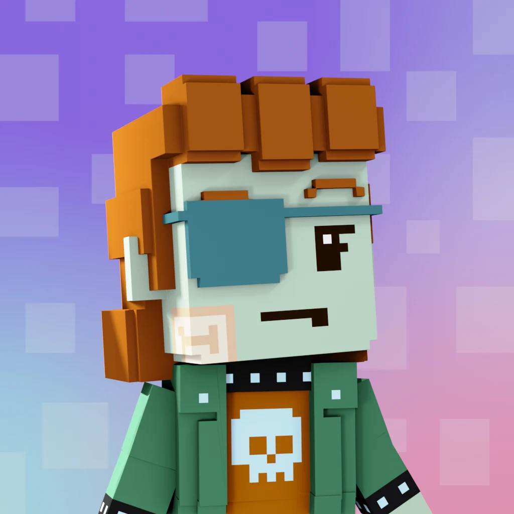 Pirate #5043 voxel render