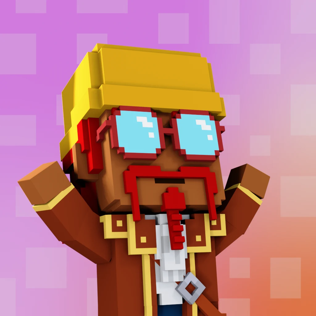 Pirate #5044 voxel render