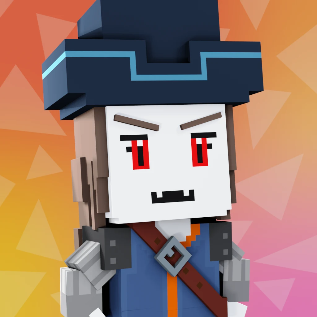 Pirate #5047 voxel render