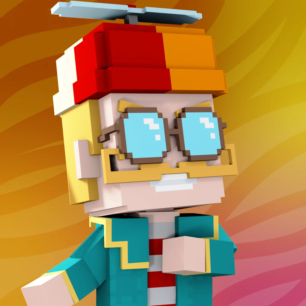 Pirate #5054 voxel render