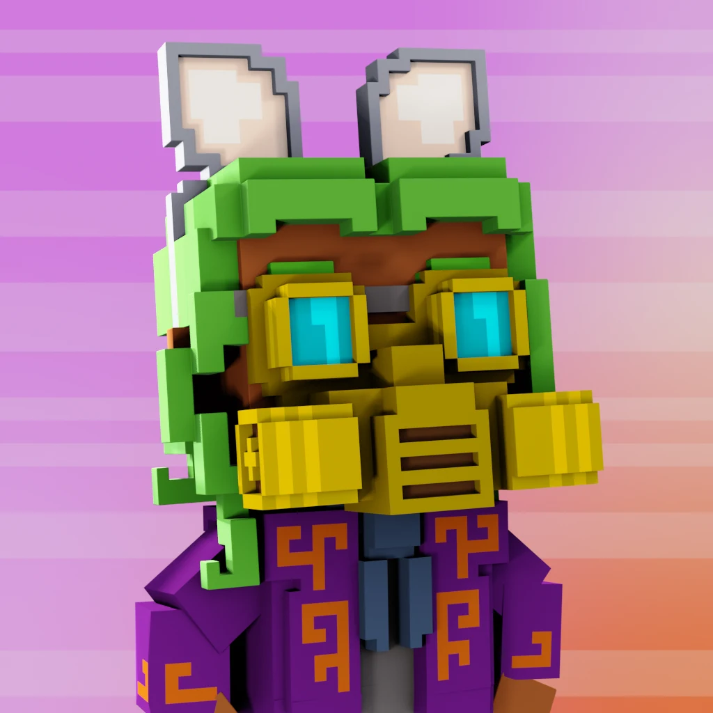 Pirate #5055 voxel render