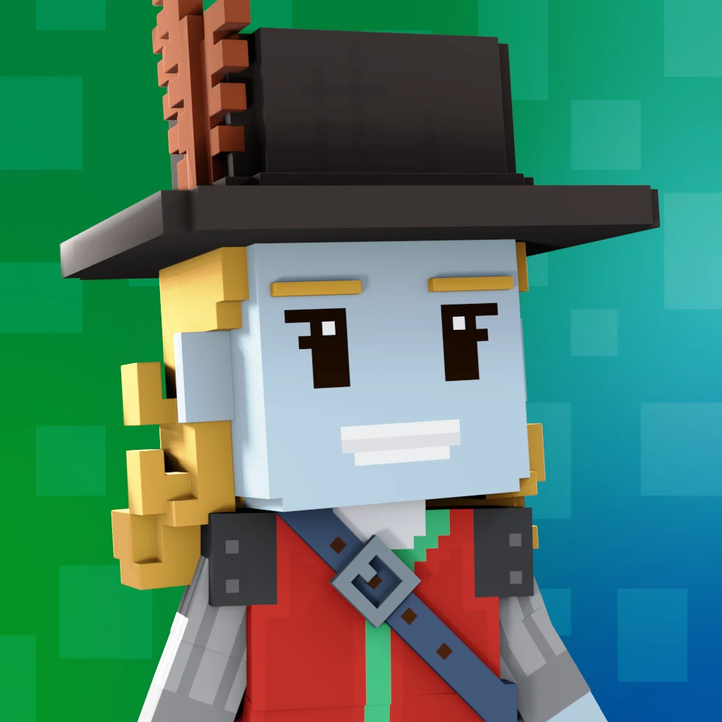 Pirate #5056 voxel render