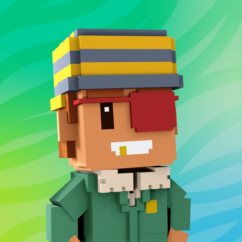 Pirate #5058 voxel render