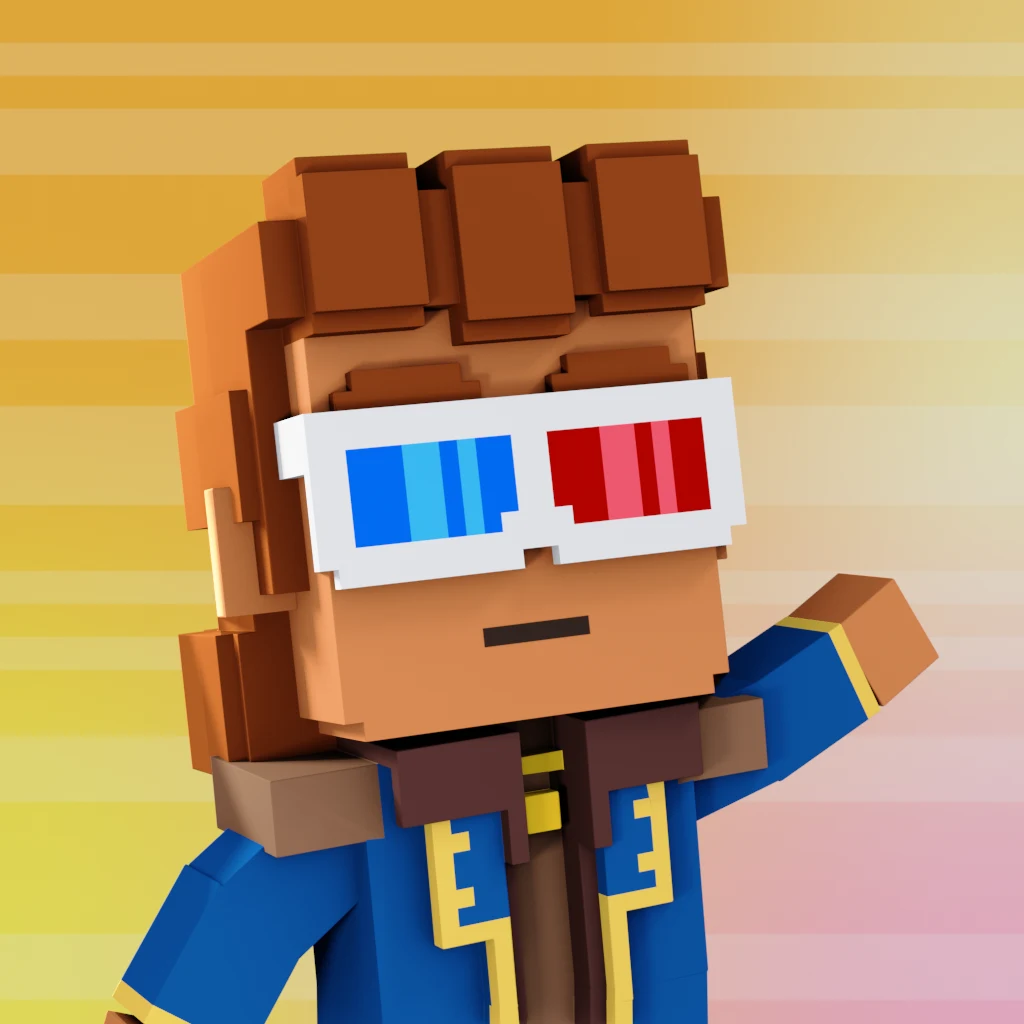 Pirate #5059 voxel render