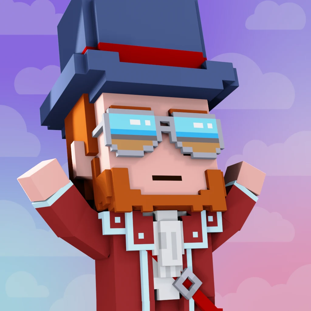 Pirate #506 voxel render