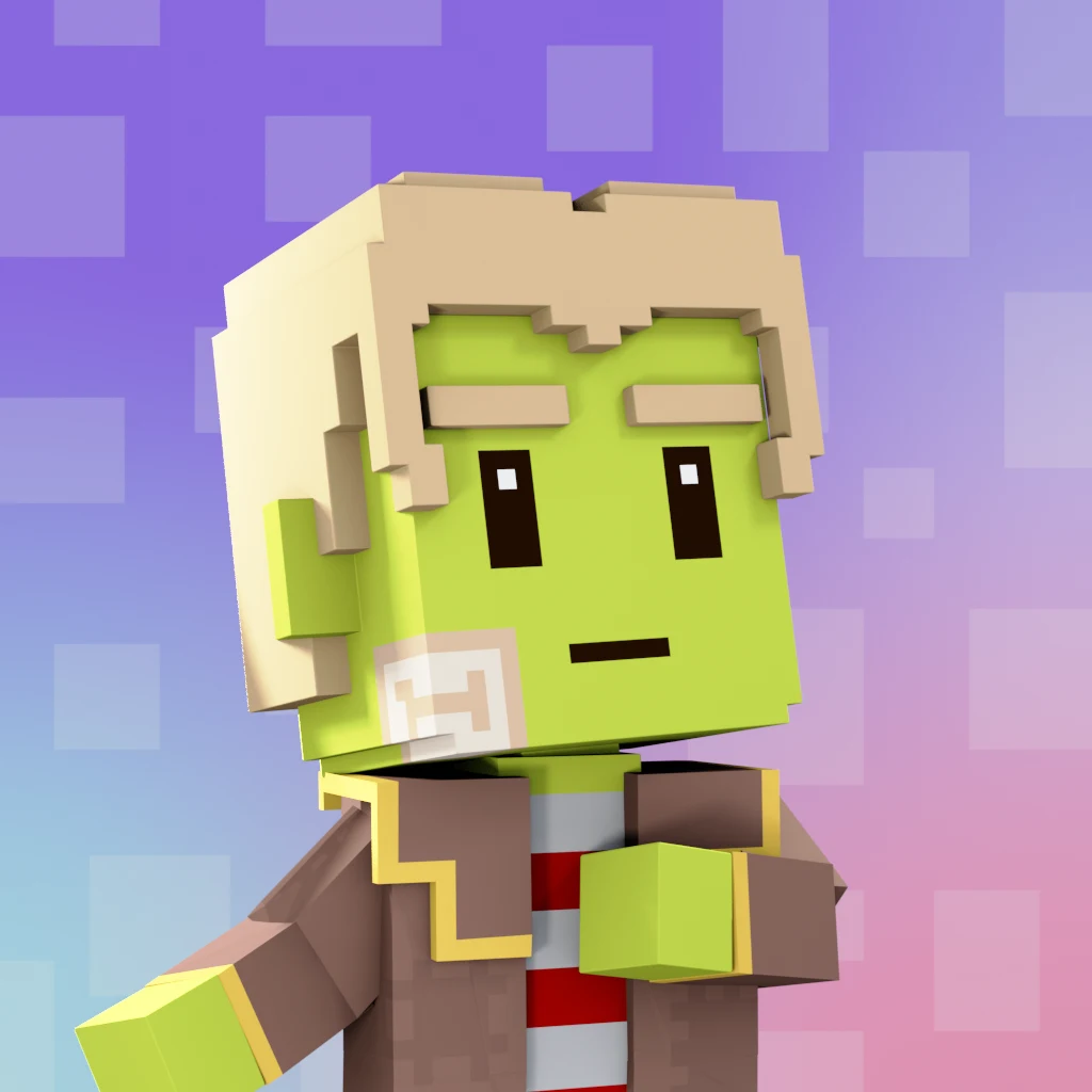 Pirate #5060 voxel render