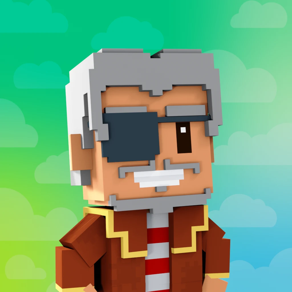 Pirate #5062 voxel render