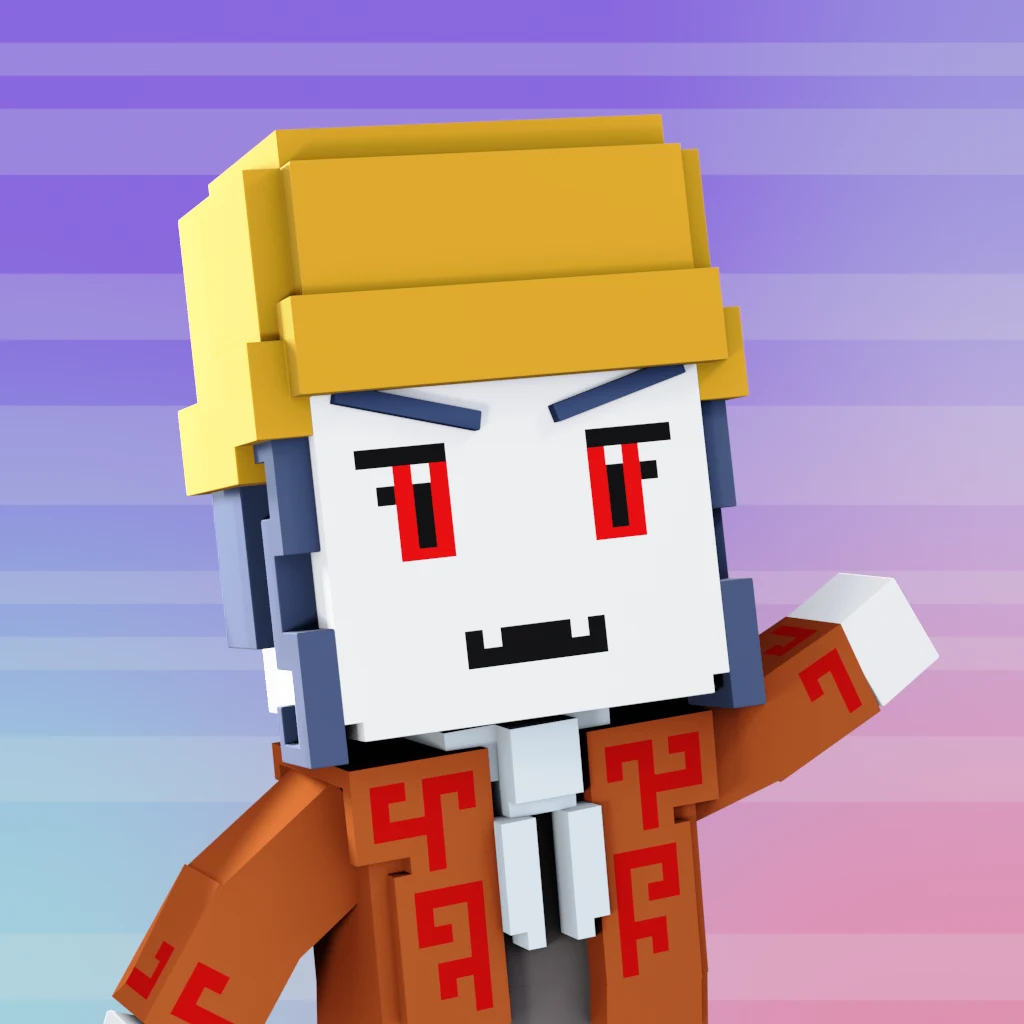 Pirate #5063 voxel render