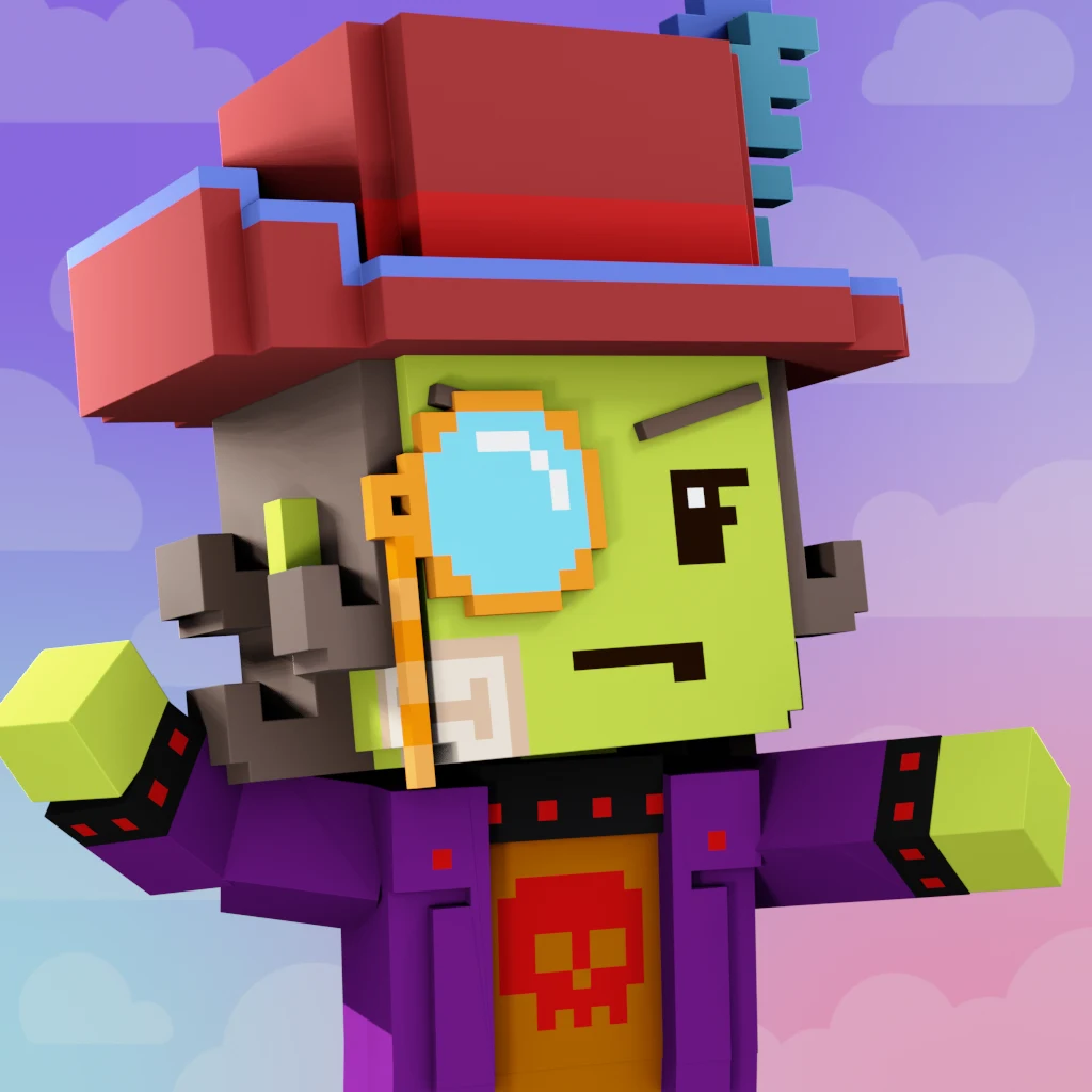 Pirate #5064 voxel render