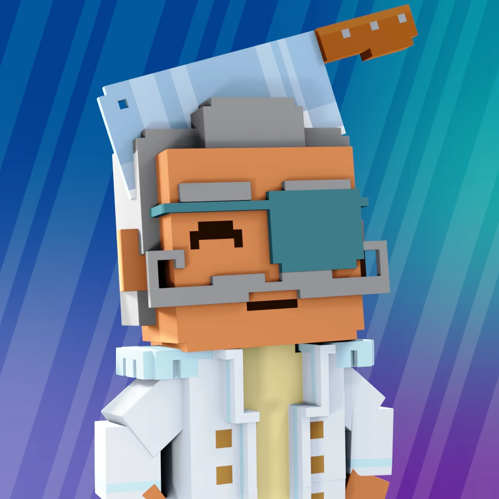 Pirate #5068 voxel render