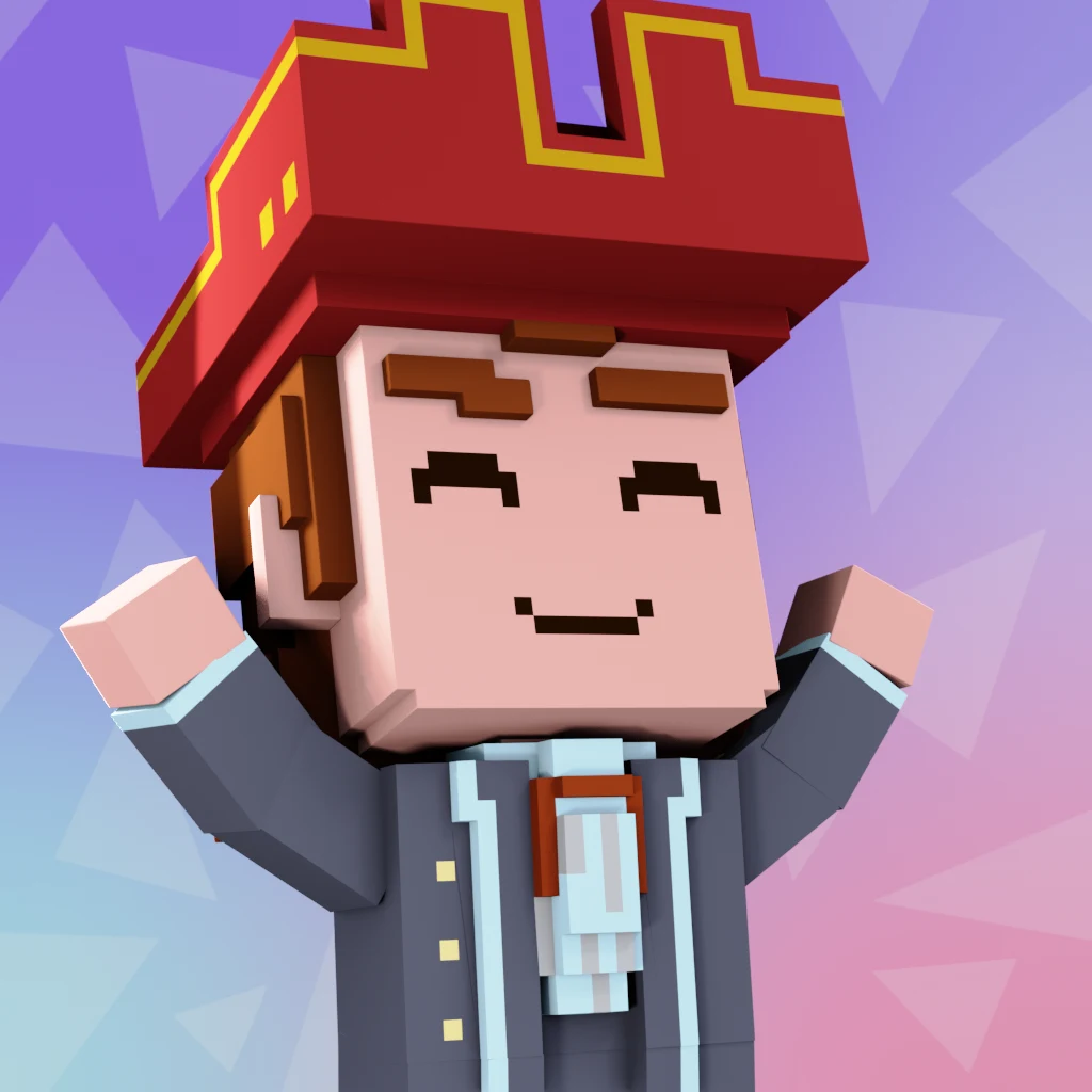Pirate #5072 voxel render